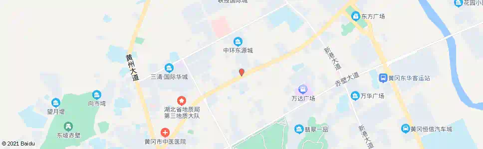 黄冈太平洋保险公司_公交站地图_黄冈公交_妙搜公交查询2025