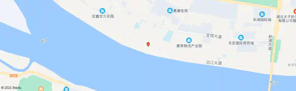 黄冈长江派出所_公交站地图_黄冈公交_妙搜公交查询2025
