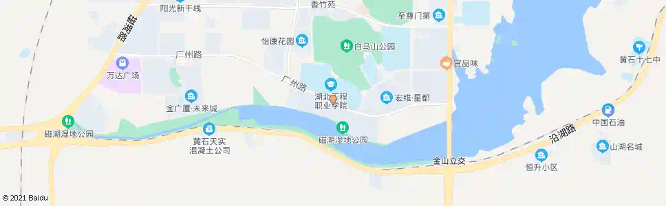 黄石广州路西路口_公交站地图_黄石公交_妙搜公交查询2025