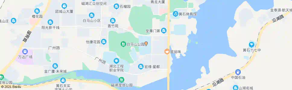 黄石二中_公交站地图_黄石公交_妙搜公交查询2025