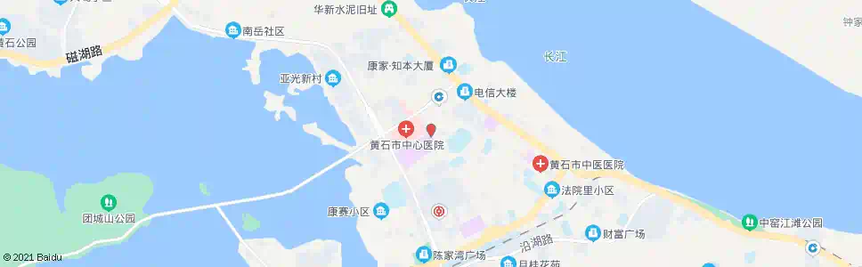 黄石中心医院(中兴数码城)_公交站地图_黄石公交_妙搜公交查询2025