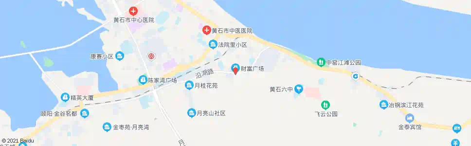 黄石财富广场_公交站地图_黄石公交_妙搜公交查询2025