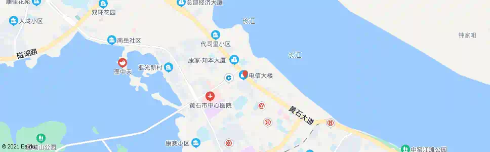黄石电信大楼_公交站地图_黄石公交_妙搜公交查询2025