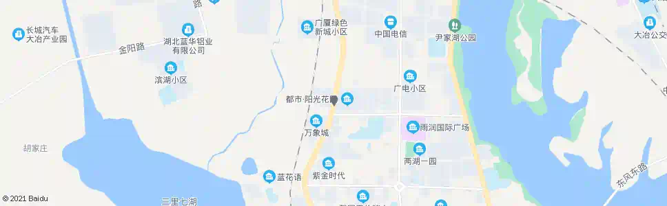 黄石阳光花园(临时停靠)_公交站地图_黄石公交_妙搜公交查询2025