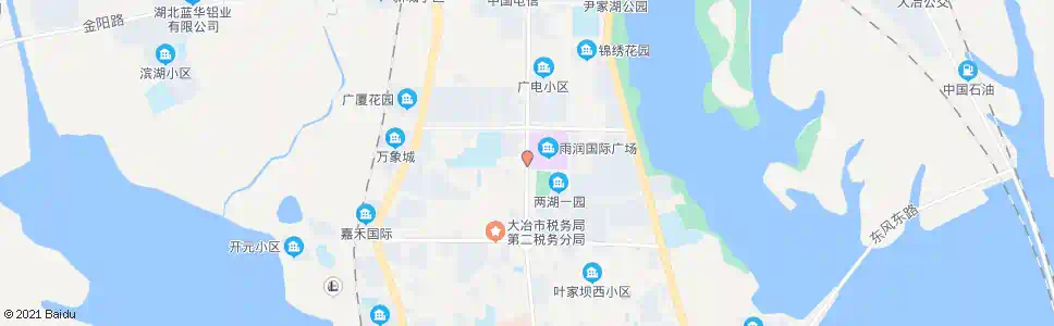 黄石雨润广场_公交站地图_黄石公交_妙搜公交查询2025