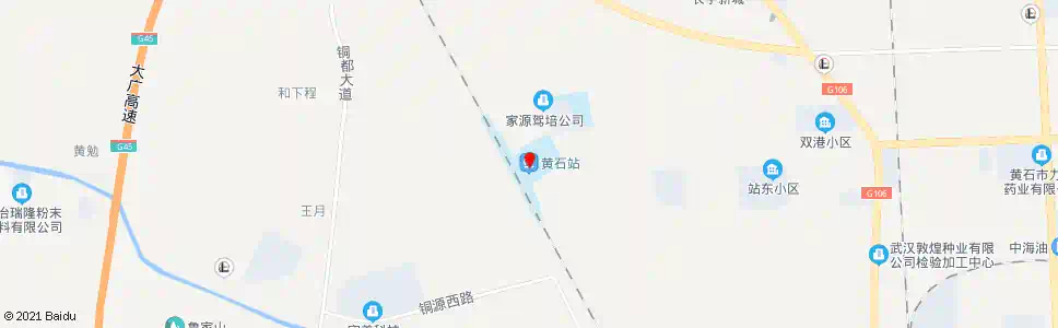 黄石皇牯岭_公交站地图_黄石公交_妙搜公交查询2025