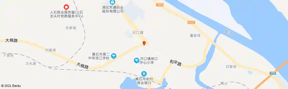 黄石大棋路口_公交站地图_黄石公交_妙搜公交查询2025