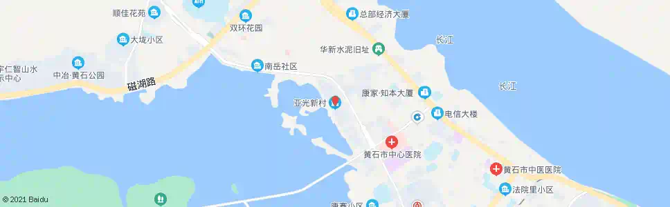 黄石亚光新村_公交站地图_黄石公交_妙搜公交查询2025