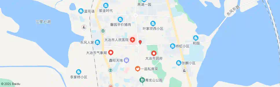 黄石金湾国际大酒店(东风东路)_公交站地图_黄石公交_妙搜公交查询2025