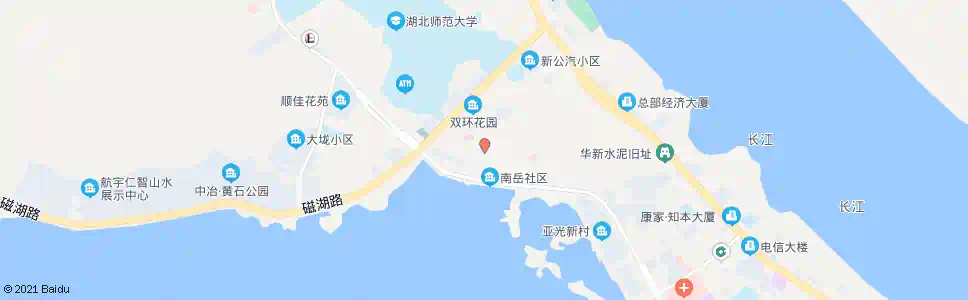 黄石华新二村_公交站地图_黄石公交_妙搜公交查询2025