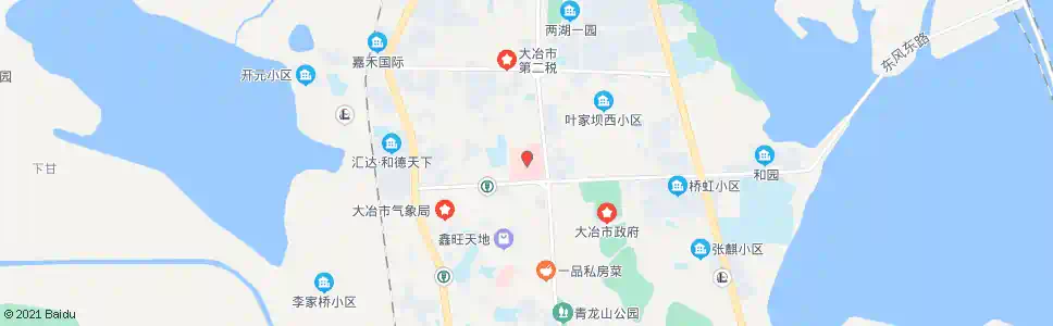 黄石大冶人民医院(新冶大道)_公交站地图_黄石公交_妙搜公交查询2025