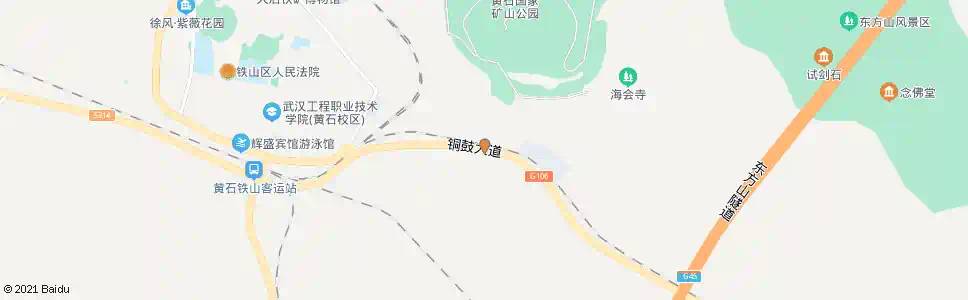 黄石铁山检测站_公交站地图_黄石公交_妙搜公交查询2025