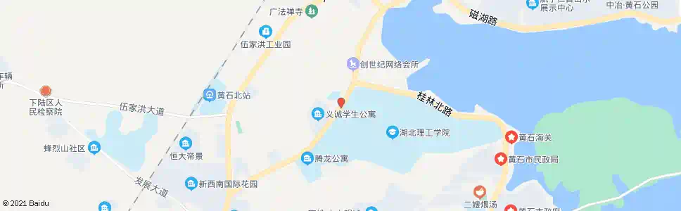 黄石义城学生公寓_公交站地图_黄石公交_妙搜公交查询2025