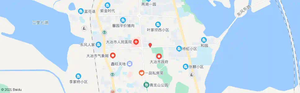 黄石叶家坝_公交站地图_黄石公交_妙搜公交查询2025