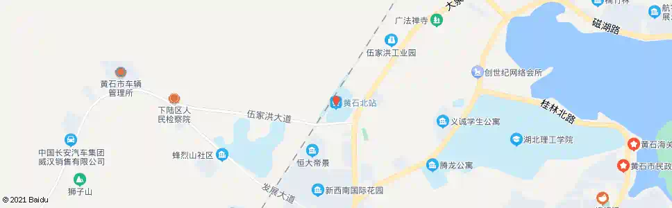 黄石中李村_公交站地图_黄石公交_妙搜公交查询2025