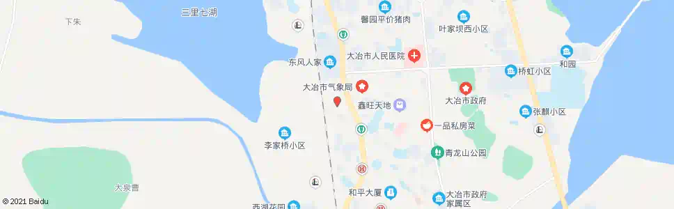 黄石大冶人民广场_公交站地图_黄石公交_妙搜公交查询2025