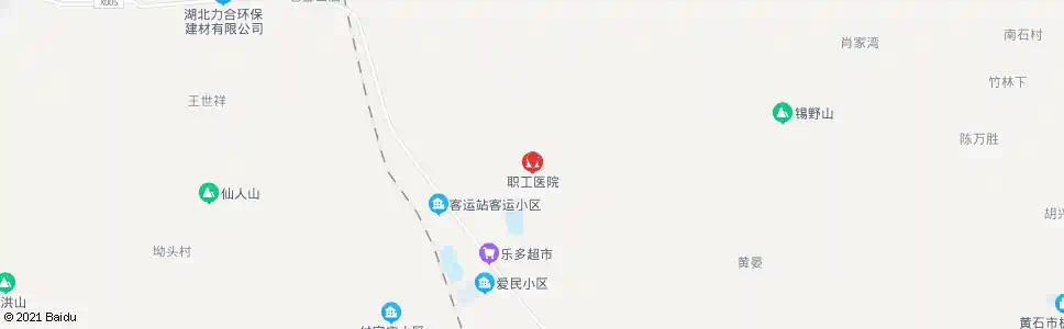 黄石有色职工医院_公交站地图_黄石公交_妙搜公交查询2025