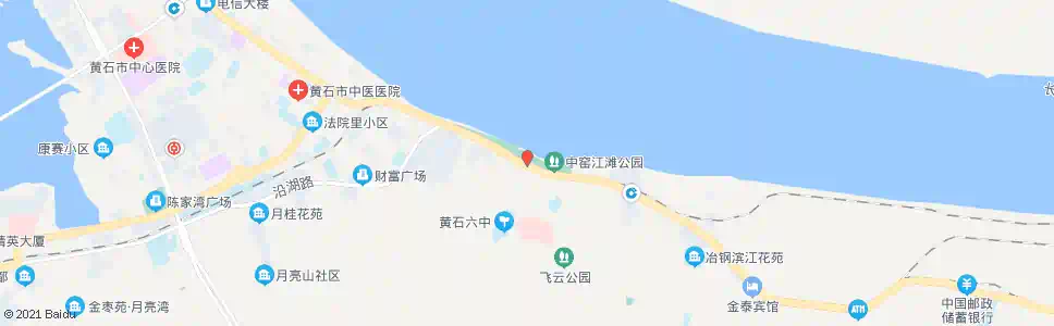 黄石中窑(沿湖路)_公交站地图_黄石公交_妙搜公交查询2025