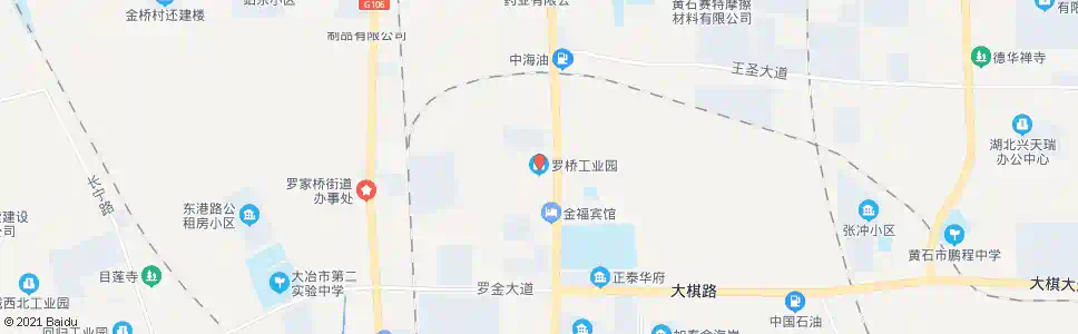 黄石罗桥工业园_公交站地图_黄石公交_妙搜公交查询2025