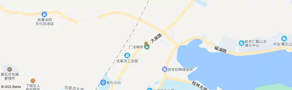 黄石广发禅寺_公交站地图_黄石公交_妙搜公交查询2025