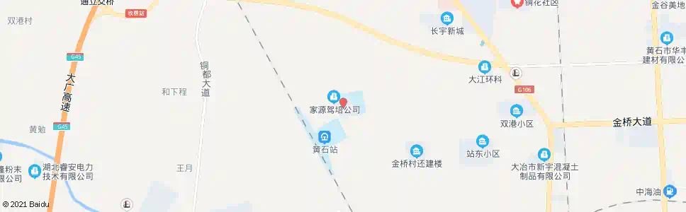 黄石大冶交警队_公交站地图_黄石公交_妙搜公交查询2025