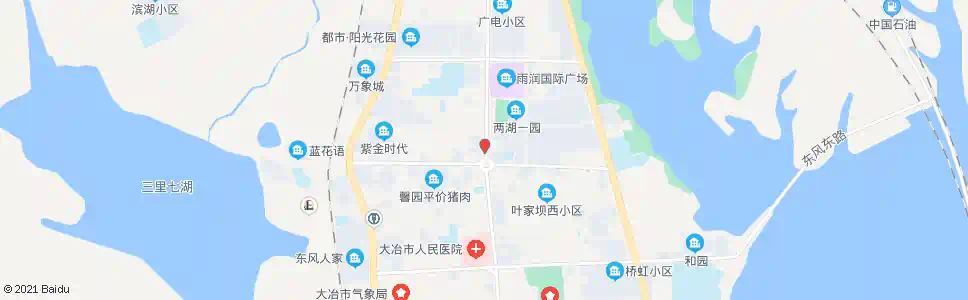 黄石大冶教育局(观山路)_公交站地图_黄石公交_妙搜公交查询2025