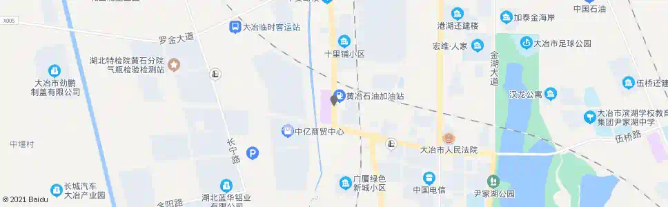 黄石大搪洲(罗家桥大道)_公交站地图_黄石公交_妙搜公交查询2025