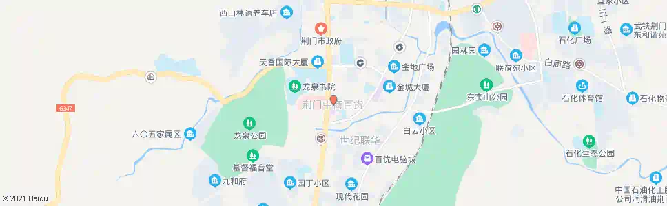 荆门中商百货_公交站地图_荆门公交_妙搜公交查询2025