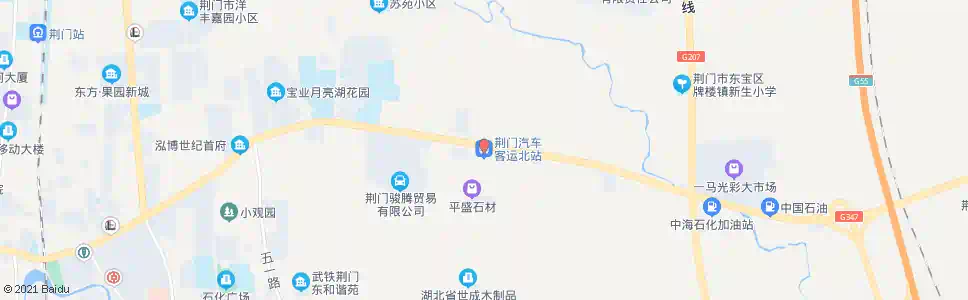 荆门凤凰车场_公交站地图_荆门公交_妙搜公交查询2025