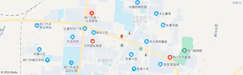 荆门掇刀街办_公交站地图_荆门公交_妙搜公交查询2025
