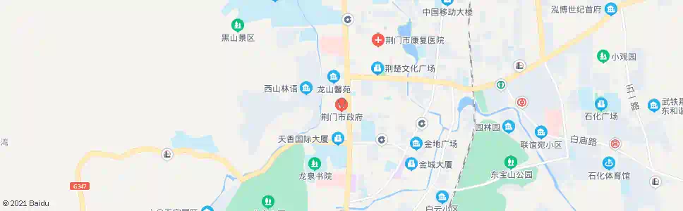 荆门市政府_公交站地图_荆门公交_妙搜公交查询2025