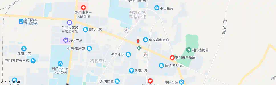 荆门爱国润滑油_公交站地图_荆门公交_妙搜公交查询2025