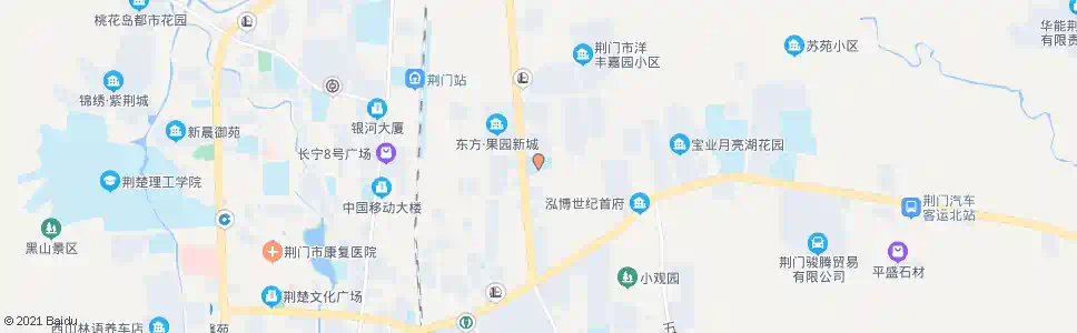 荆门月亮湖小学_公交站地图_荆门公交_妙搜公交查询2025