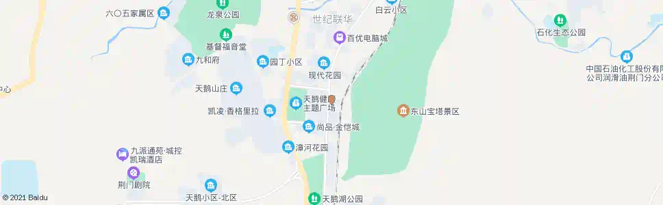 荆门东宝山管理处_公交站地图_荆门公交_妙搜公交查询2025