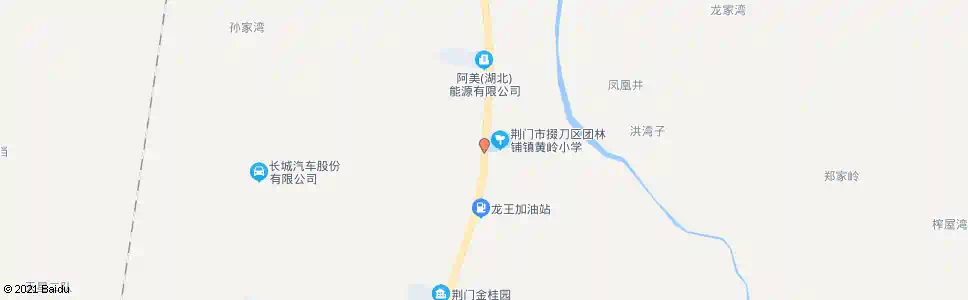 荆门黄岭小学_公交站地图_荆门公交_妙搜公交查询2025