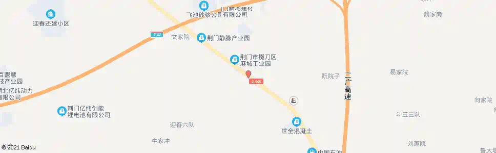 荆门楚岭_公交站地图_荆门公交_妙搜公交查询2025