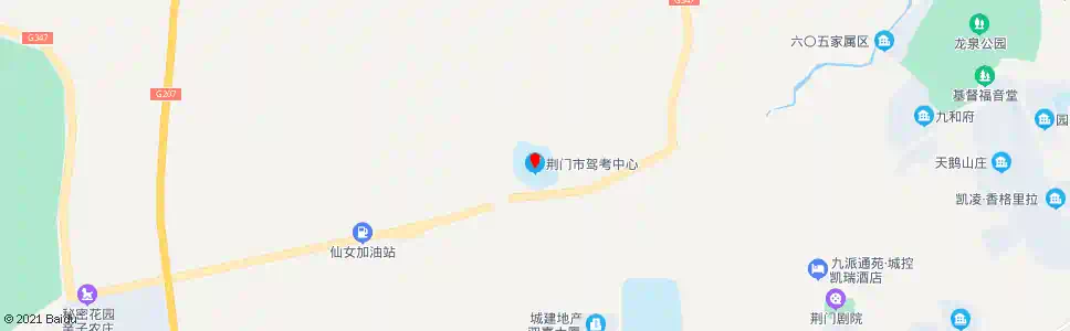 荆门驾考中心_公交站地图_荆门公交_妙搜公交查询2025