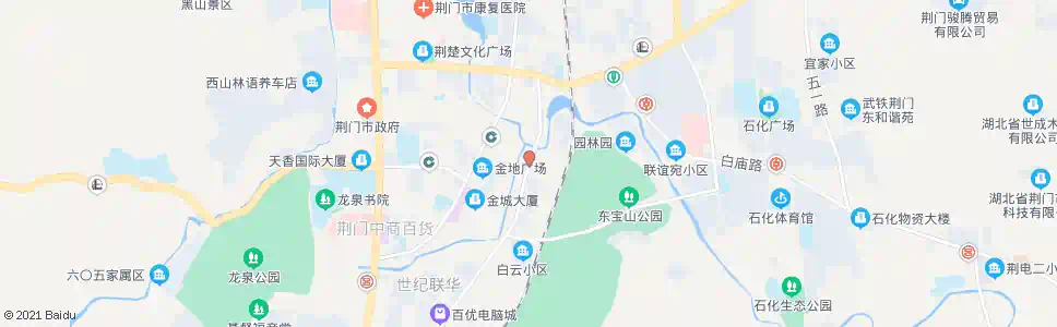 荆门白云楼_公交站地图_荆门公交_妙搜公交查询2025