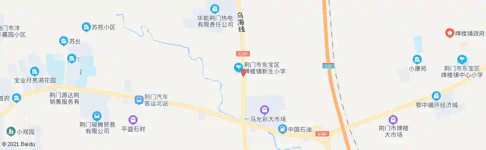 荆门新生_公交站地图_荆门公交_妙搜公交查询2025