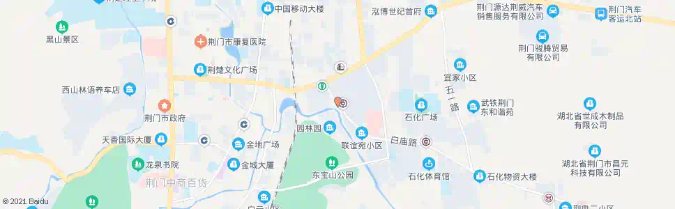 荆门月亮湖小区_公交站地图_荆门公交_妙搜公交查询2025