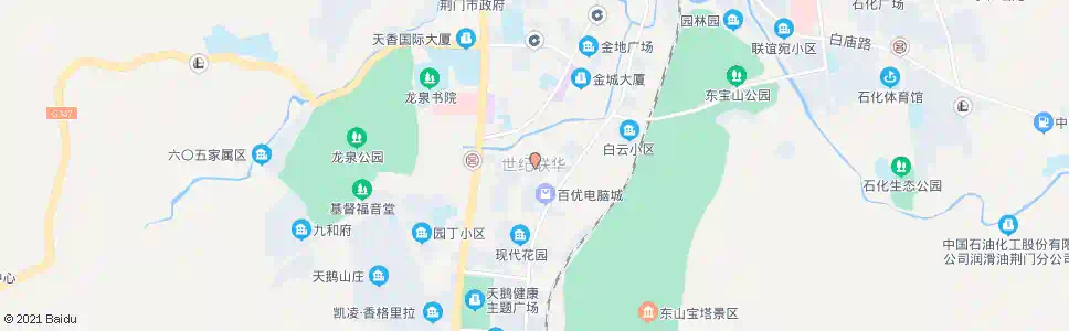 荆门世纪联华_公交站地图_荆门公交_妙搜公交查询2025