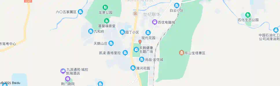 荆门天鹅路_公交站地图_荆门公交_妙搜公交查询2025