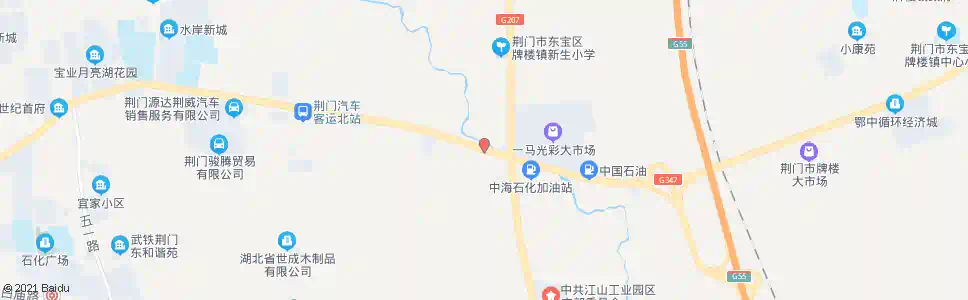 荆门杨家桥大市场_公交站地图_荆门公交_妙搜公交查询2025