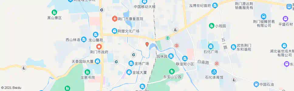 荆门月牙岛_公交站地图_荆门公交_妙搜公交查询2025