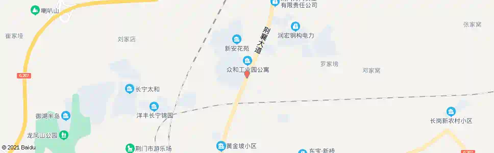 荆门众和纺织_公交站地图_荆门公交_妙搜公交查询2025