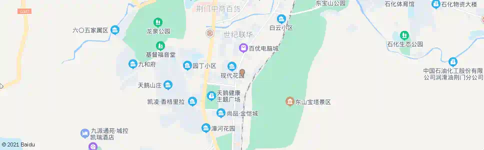 荆门豪景花园_公交站地图_荆门公交_妙搜公交查询2025