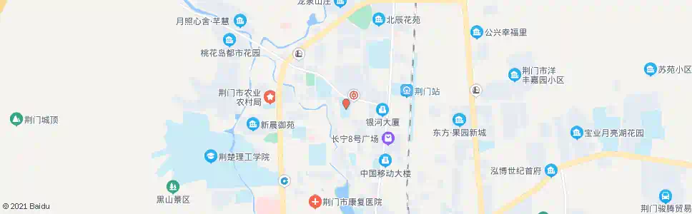 荆门市一中_公交站地图_荆门公交_妙搜公交查询2025