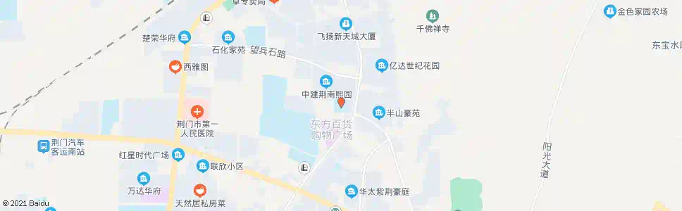 荆门十里牌小学_公交站地图_荆门公交_妙搜公交查询2025