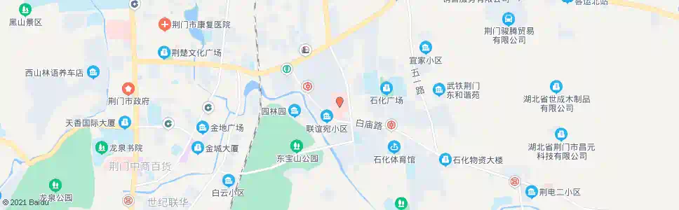 荆门市石化医院_公交站地图_荆门公交_妙搜公交查询2025