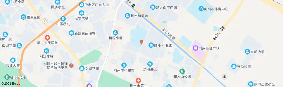 荆州沙市大学_公交站地图_荆州公交_妙搜公交查询2025